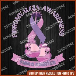Fibromyalgia Awareness Ribbon Boxing Gloves Fibro Fighter PNG, Fibromyalgia Awareness PNG, PNG High Quality, PNG