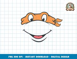 Teenage Mutant Ninja Turtles Mikey Face Graphic png, digital download,clipart, PNG, Instant Download, Digital download,