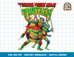 Teenage Mutant Ninja Turtles Mutant Mayhem Logo With Group Zip png, digital download,clipart, PNG, Instant Download, Dig