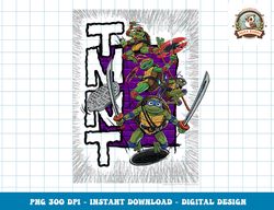 Teenage Mutant Ninja Turtles Mutant Mayhem Retro Poster png, digital download,clipart, PNG, Instant Download, Digital do