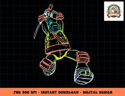 Teenage Mutant Ninja Turtles Outlined Leonardo png, digital download,clipart, PNG, Instant Download, Digital download, P