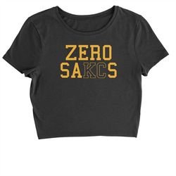 Zero Sacks Kansas City Cropped T-Shirt