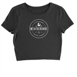 Weathervane Coffee Shop Cropped T-Shirt