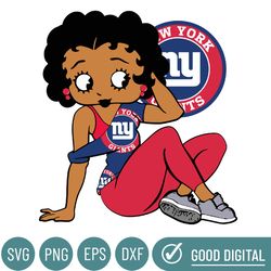 New York Giants Betty Boop Svg, Sport Svg, Giants Betty Boop Svg, Giants Betty Boop Svg, New York Giants Svg, Giants Tea