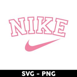 Nike Pink Logo Svg, Nike Svg, Fashion Brand Logo Svg, Png Dxf Eps File - Digital File