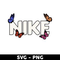 Nike Butterfly Logo Svg, Nike Svg, Butterfly Svg, Logo Sport Svg, Png Dxf Eps File - Digital File