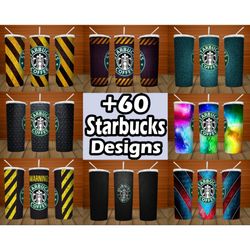 60 Starbucks Tumbler Bundle,Mega Tumbler Bundle, Tumbler Bundle Design, Sublimation Tumbler bundle, 20oz skinny Tumbler