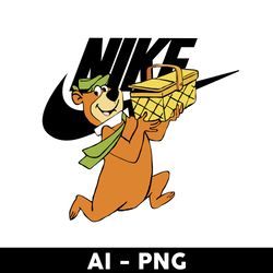 Yogi Bear Nike Png, Nike Logo Png, Nike Png, Yogi Bear Png, Ai Digital File - Digital File