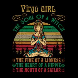 Virgo Girl svg, svg for black girl, Black Women svg, Black Women Birthday, hippie svg, Yoga Black Women Birthday Gifts