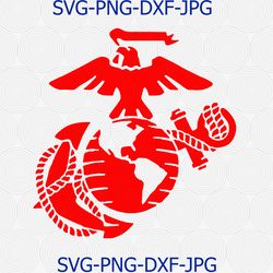 USMC United States Marine Corps emblem logo SVG Silhouette Clipart Cricut, USMC svg, USMC logo, Marine Corps  shirt, png