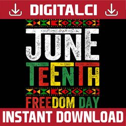 Vintage Juneteenth Freedom Day June 19th Black History Month Black History, Black Power, Black woman, Since 1865 PNG Sub