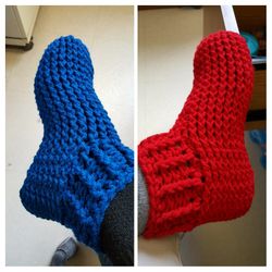 Men's & Women's Handmade Crochet Slippers
