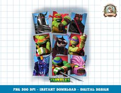 Teenage Mutant Ninja Turtles Paneled Characters png, digital download,clipart, PNG, Instant Download, Digital download,