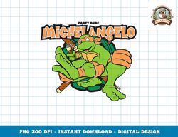Teenage Mutant Ninja Turtles Party Dude Michelangelo png, digital download,clipart, PNG, Instant Download, Digital downl