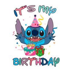 Cartoon Character It Is My Birthday Shirt Design SVG File For Cricut