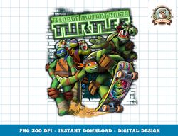 Teenage Mutant Ninja Turtles Skateboarding Group png, digital download,clipart, PNG, Instant Download, Digital download,