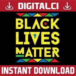 Black Lives Matter Equality Black Pride Melanin Black History Month BLM, Freedom, Black woman, Since 1865 PNG Sublimatio