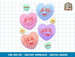 Teenage Mutant Ninja Turtles Valentine's Day Candy Hearts png, digital download,clipart, PNG, Instant Download, Digital