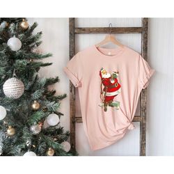 Christmas Santa Shirt, Retro Santa Shirt, Christmas Gift, Retro Christmas Shirt, Vintage Santa Tee, Gift For Her, Gift F