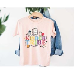 Hello Kindergarten Shirt, Kinder Tribe Shirt, Kindergarten Student Shirt, Teacher Shirt, Kindergarten Shirt, Back To Sch