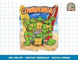 TMNT Cowabunga! Pizza On The Beach png, digital download,clipart, PNG, Instant Download, Digital download, PNG pack, Tra