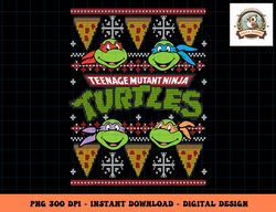 TMNT Ugly Christmas Sweater With Pizza png, digital download,clipart, PNG, Instant Download, Digital download, PNG pack,