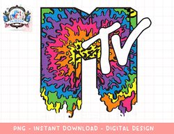 Classic MTV Melting Tie Dye png, digital download, instant download,MTV, MTV LOGO, MTV PNG