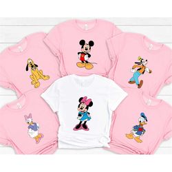 Mickey and Friends Shirt, Mickey Shirt, Minnie Shirt, Disney Shirt, Disney Family Shirt, Donald Duck Shirt, Daisy Shirt,