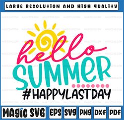 School, Hello summer svg, End of school SVG, summer break svg, socuteappliques, Last day of school,Digital Download