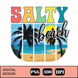 digital download,80s beach png,retro beach png,beach scene png,beach glasses png,watercolor splatter,summer png,salty be