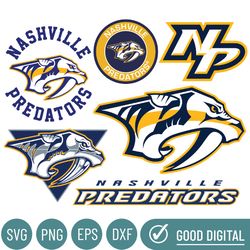 Nashville Predators Svg, Nashville Predators Cricut, Nashville Predators Digital, Nashville Predators Printables