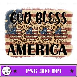 God Bless America Retro Sublimation png, God Bless The USA PNG, American Flag png, USA Png, Blessed America Png, 4th Of