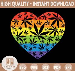 Rainbow pot leaf Png| marijuana Png| cannabis art | pride month Png| lgbtq Png files| gay pride png | clip art printable