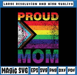 LGBTQ Rainbow Flag Svg, Proud Ally Pride Mom Svg, Support LGBTQ Svg, LGBT , Digital Download