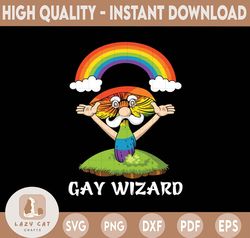Rainbow Wizard LGBT svg, LGBT svg, Pride svg , Equality Shirts, Equality Png