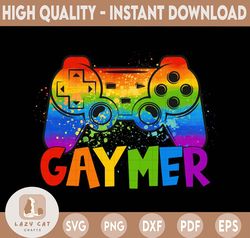 Gaymer Png, Gaymer Gift, Game Lover Png,Equal Rights Png, Pride Png, LGBT Png, Social Justice Png, Gay Pride, Ally Png