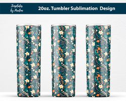 Seamless Ditsy Floral Tumbler Wrap