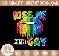 LGBT Png, Kiss me I'm gay, Pride Png, Lgbt Flag, Human Rights, penis, Lgbt Rainbow, Sublimation Design Png, Digital Down