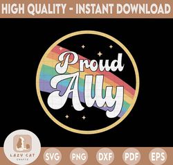 Proud Ally Png, Lgbt Png, Pride Png, Proud Png, Lgbt Flag, Equality, Human Rights, Bisexual Png, Sublimation Design Png,