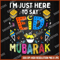 Eid Mubarak for Muslim Ramadan Kids Eid al Fitr Adha png, PNG High Quality, PNG, Digital Download