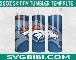Denver Broncos Tumbler Wrap, Football Tumbler Wrap Png, 20oz Tumbler Wrap, NFL Tumbler PNG, Denver Broncos Tumbler Png