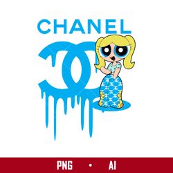 Powerpuff Girls Chanel Png, Chanel Png, The Powerpuff Girls Png, Cartoon Chanel Png, Ai Digital File