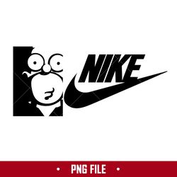 Homer Simpson Nike Png, Nike Logo Png, Homer Simpson Png Digital File