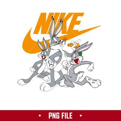 Bugs Bunny Nike Png, Nike Logo Png, Bugs Bunny Png, Fashion Brand Png Digital File