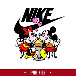 Mickey And Minnie Nike Png, Mickey And Minnie Swoosh Png, Disney Nike Png, Nike Logo Png Digital File