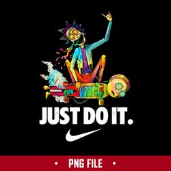 Rick and Morty Nike Png, Rick and Morty Swoosh Png, Nike Just Do It Png, Rick and Morty Png Digital File