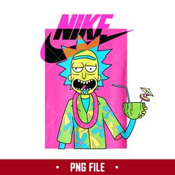Rick Swoosh Png, Rick Nike Png, Nike Logo Png, Rick and Morty Png Digital File