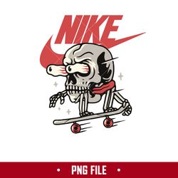 Skull Nike Png, Skull Swoosh Png, Nike Logo Png, Skull Png, Fashion Bands Png Digital File