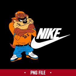 Taz Swoosh Png, Taz Nike Png, Nike Logo Png, Taz Png, Fashion Bands Png Digital File