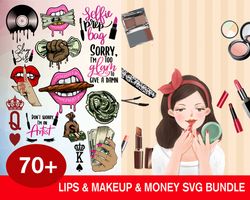 70 Lips n Makeup Bundle, Trending Svg, Lips n Makeup